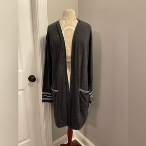 Amaryllis Long Cardigan size Large. Smoke free.